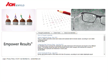Tablet Screenshot of empower.aonbenfield.com